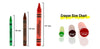 8 Color Washable Premium Jumbo Crayons