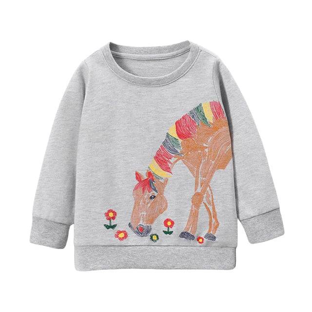 Cocoa Yacht Club Rainbow Sweatshirt 2-7T