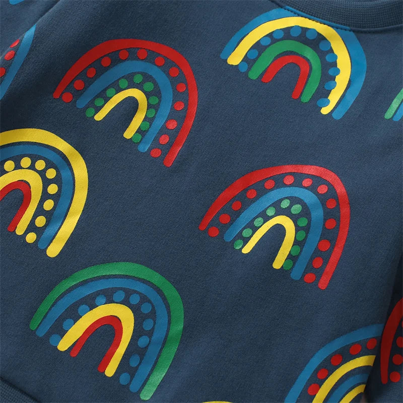 Cocoa Yacht Club Rainbow Sweatshirt 2-7T