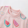 Cocoa Yacht Club Watermelon Girls Sweatshirt, 2-7T