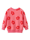 Cocoa Yacht Club Flower Print Long Sleeve Sweatshirt