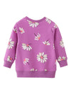 Cocoa Yacht Club White Flower Purple Sweatshirt