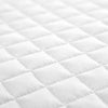 King/Cal King Lightweight White Ultra Soft 3-Piece Microfiber Quilt Set