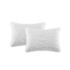 King size Coastal Beach Seashells Starfish Sea Horse White 3-Piece Quilt Set