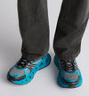 B35 NXXT Sneaker Gray Technical Fabric and Gray Technical Mesh