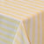 Buttercream Yellow Stripe Tablecloth