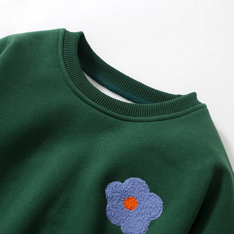 Cocoa Yacht Club Green Fleece Sweatshirt