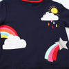 Cocoa Yacht Club Rainbow Cloud Sweatshirt