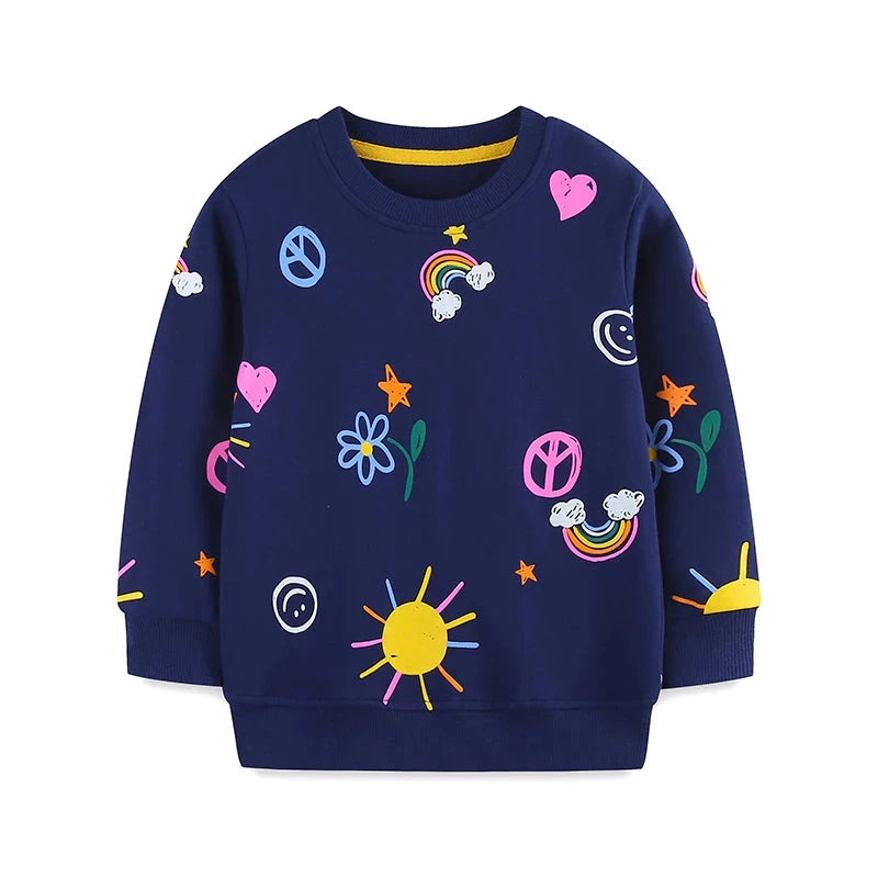 Cocoa Yacht Club Rainbow Flower Sweatshirt