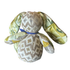 LV Au Fils du Temps Vintage Silk Scarf Patchwork Bunny