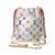 LV Murakami Monogram Vintage Silk Scarf Drawstring Crossbody Bag