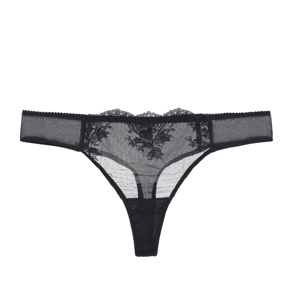 Kim Stretch Lace & Mesh Thong