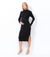 Turtleneck Fitted Maternity Maxi Sweater Dress