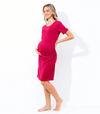 Ribbed Maternity Dress