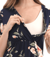 Floral Hi-Low Maternity Maxi Dress