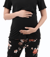 Bump Friendly Nursing Pajama Set Colored