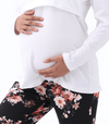 Long Sleeve Bump Friendly Nursing Pajama Set