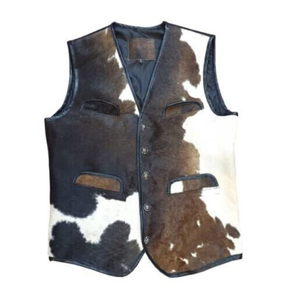 Men's Cowhide Leather Vest