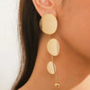 Cocoa Yacht Club Disc Drop Earrings