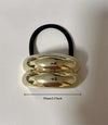 Cocoa Yacht Club Metal Large Hammered Arch Hairband