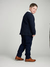 Navy Chunky Knit Cardigan