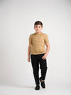 Caramel Collar Top