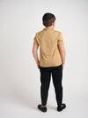Caramel Collar Top