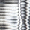 72-inch Navy and White Stripes Cotton Shower Curtain