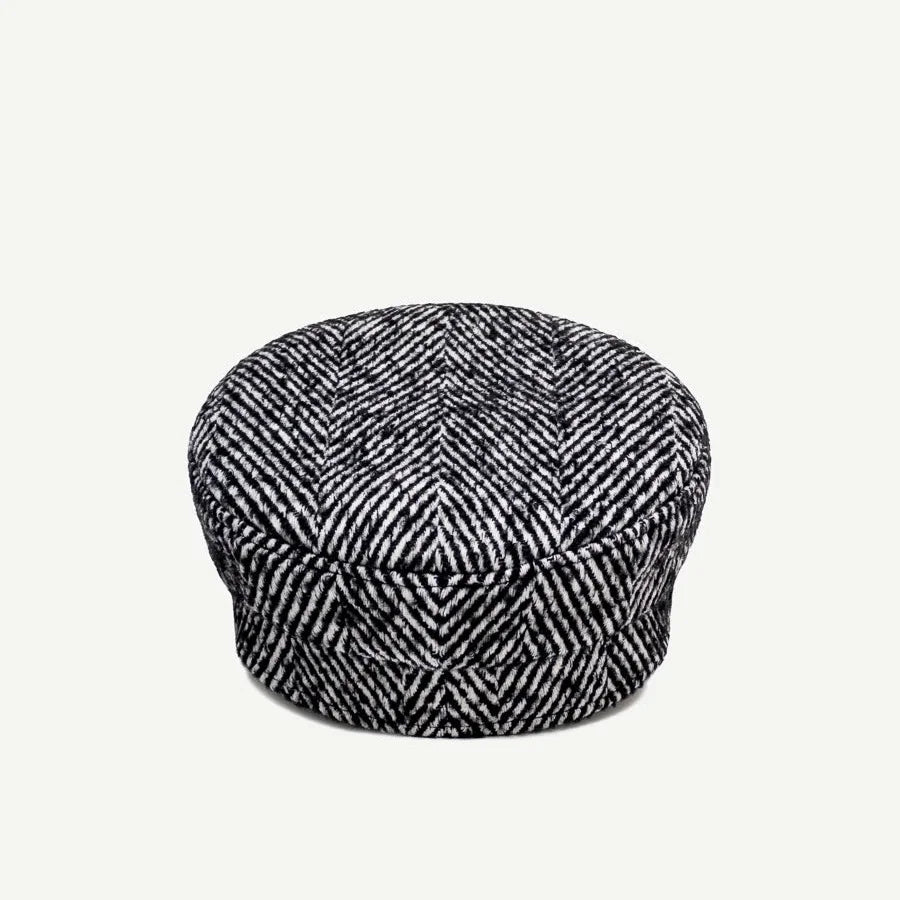 Cocoa Yacht Club Wool Newsboy Cap