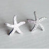 Cocoa Yacht Club Sterling Silver Crystal Starfish Earrings