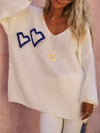 Cocoa Yacht Club Heart Oversized Sweater