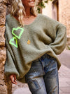 Cocoa Yacht Club Heart Oversized Sweater