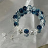 Cocoa Yacht Club Deep Blue Beaded Crystal Bracelet