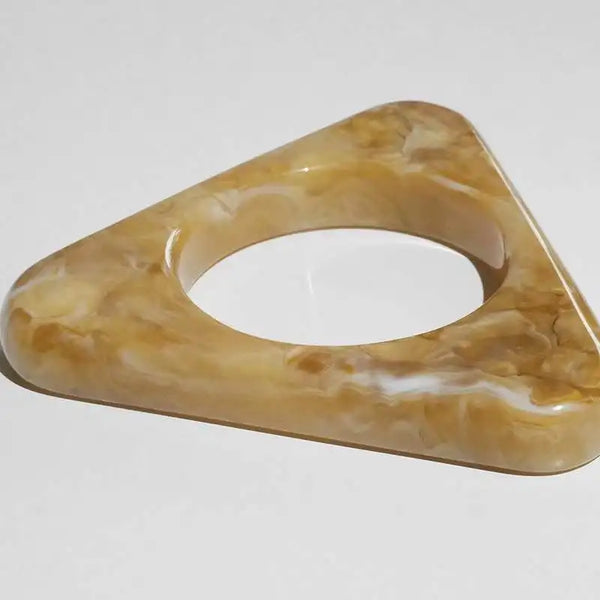 Cocoa Yacht Club Vintage Triangle Cuff Bangle