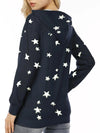 Cocoa Yacht Club Star Print Hooded Sweatshirt