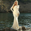 Slim Fit Backless Maxi Dress