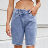 Casual Washed Out Denim Shorts