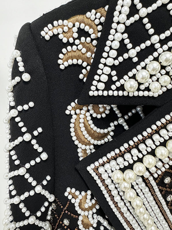 Beads & Rhinestones Short Jacket