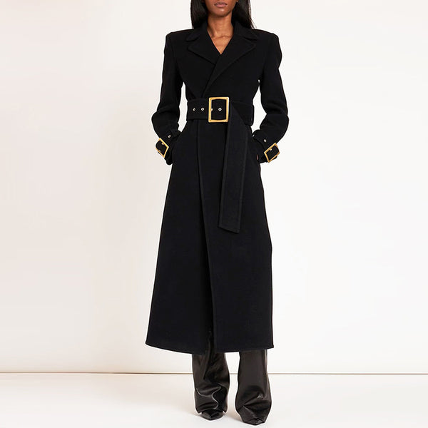 Simple Belted Coat