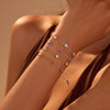 Channel Set Crystal Bracelet