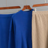 Side Slit Tortoise Button Sweater & Skirt