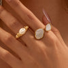 White Shell Ring