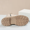 Vintage Fleece-Lined Thermal Cotton Shoes