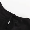 Lace Stitch Black Dress