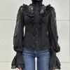 Dark Palace Lace Stitch Shirt