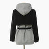 Chain Can Be Cinched Hoodie Sweater Dress