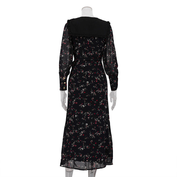 Ruffled Retro French Dress