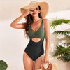 Criss Cross Pleated Tankini