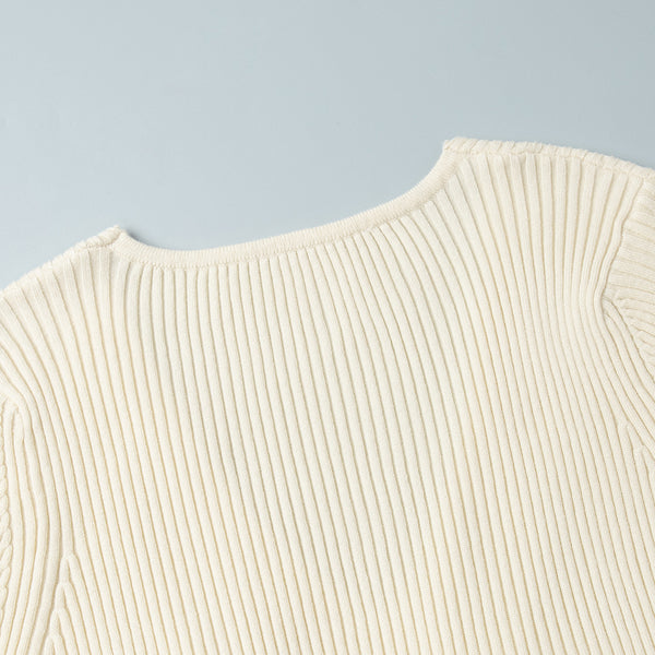 Solid Color Knitwear Dress