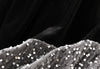 Velvet Fishtail Sequined Skirt